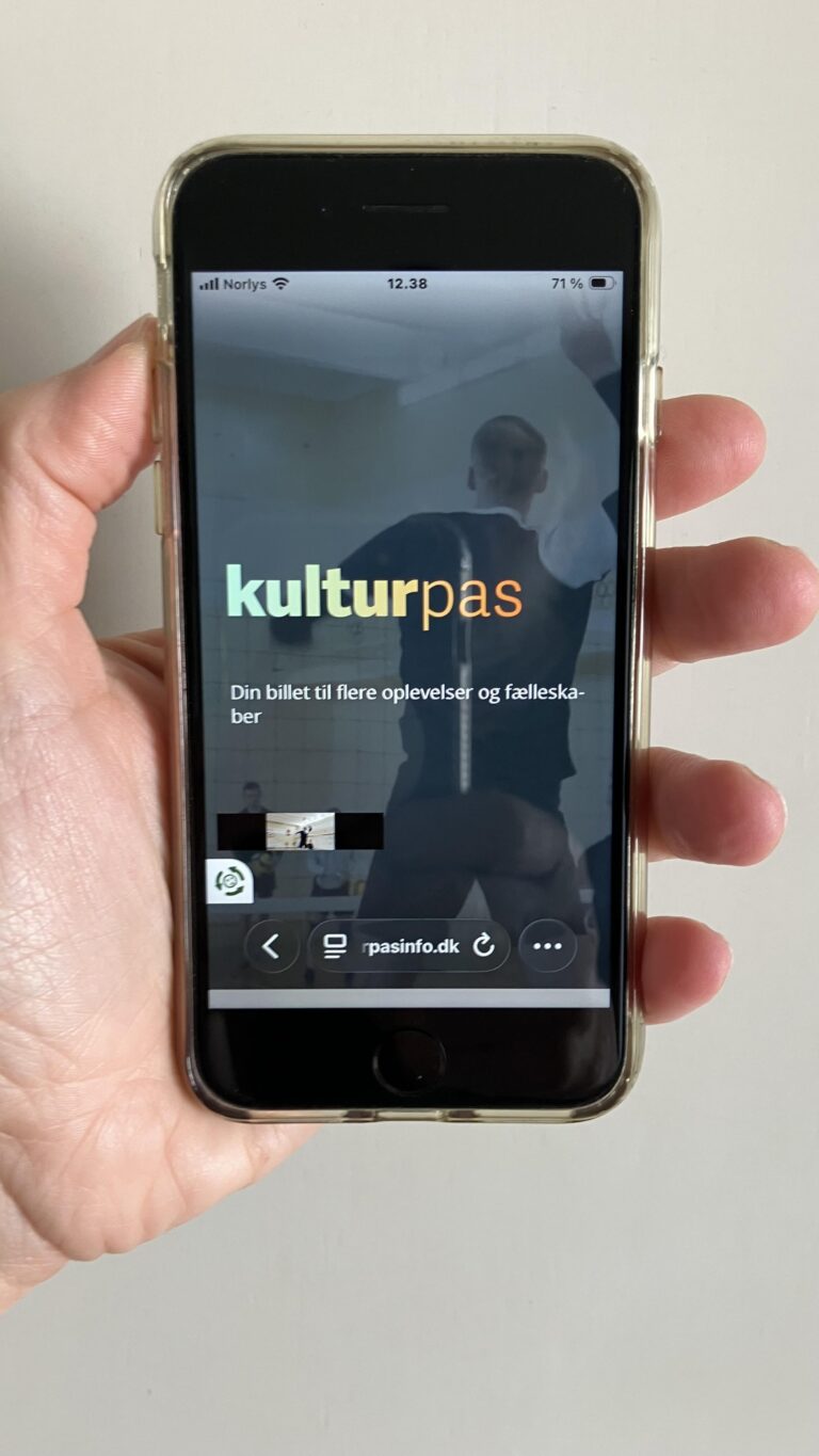 Kulturpas er for unge mellem 15 og 24 år.